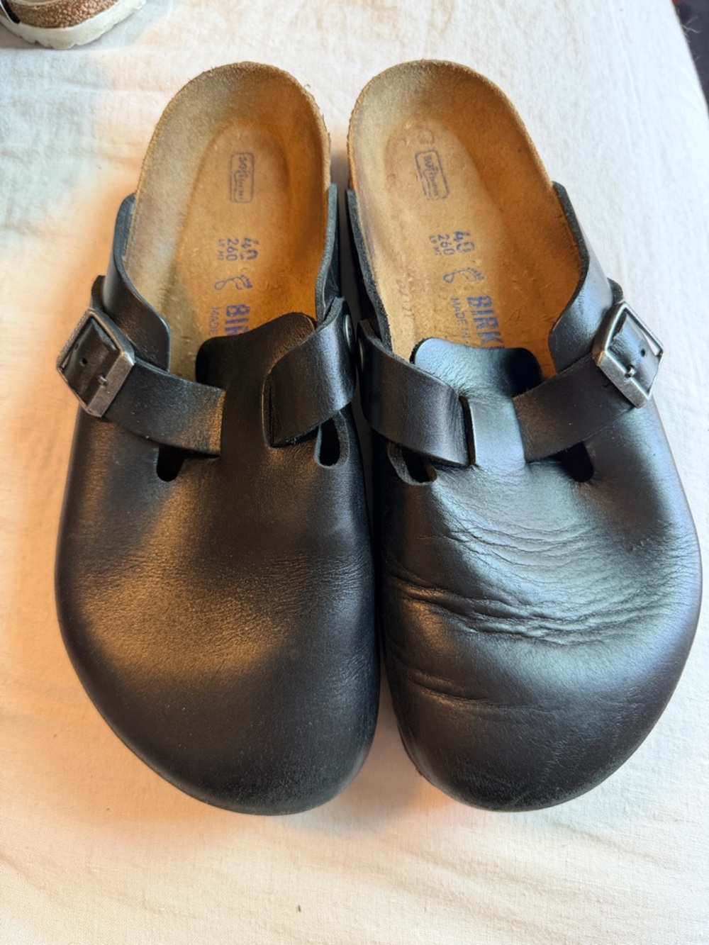 Birkenstock Kids Black Slip-On Clog with Buckle